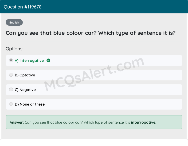 Question Screenshot