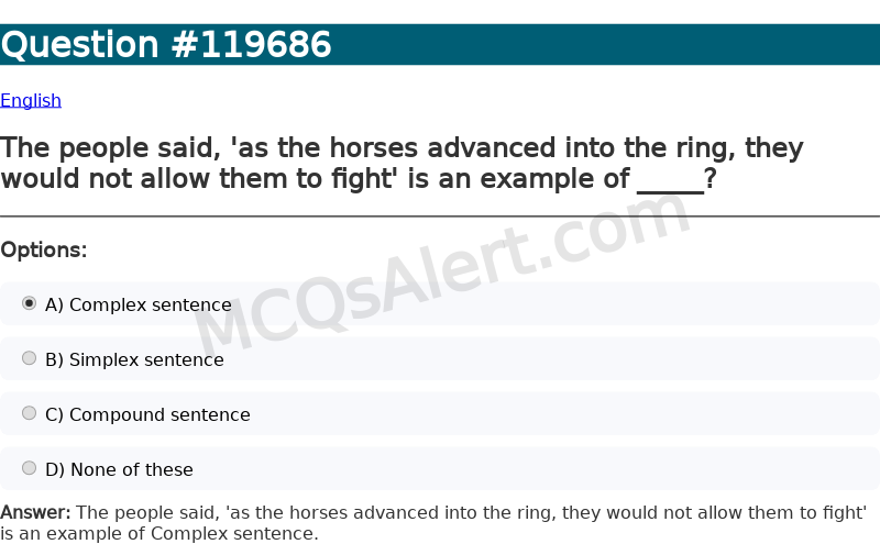 Question Screenshot