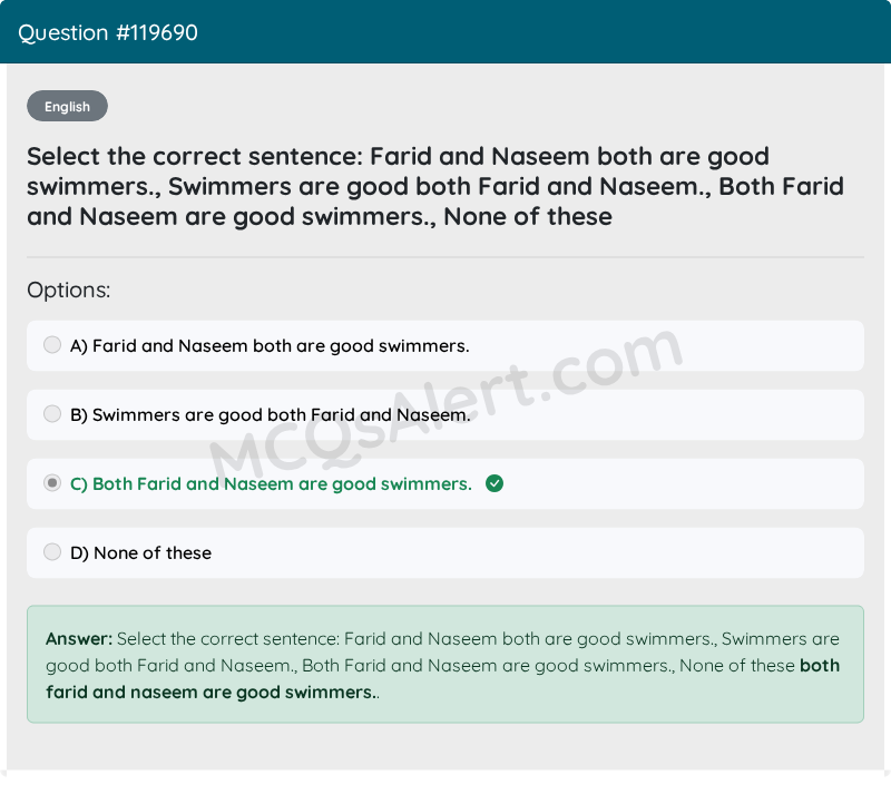 Question Screenshot