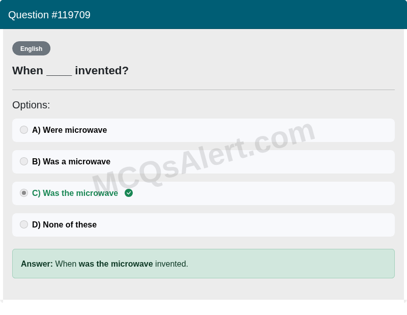 Question Screenshot
