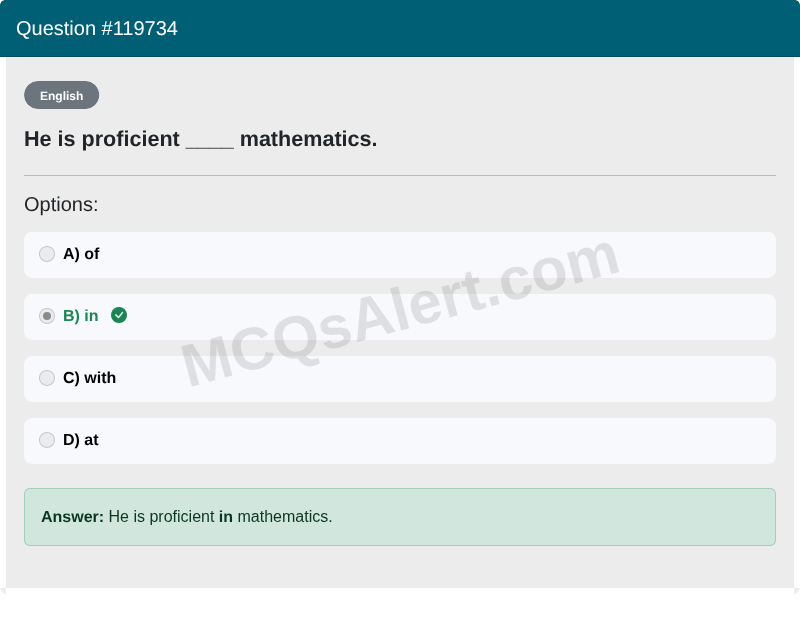 Question Screenshot