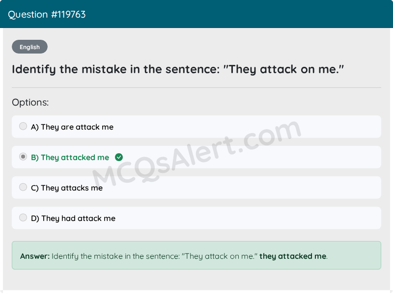 Question Screenshot