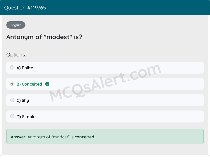 Question Screenshot