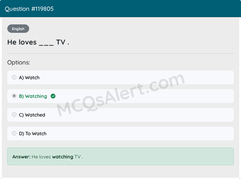 Question Screenshot