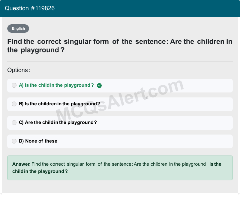 Question Screenshot