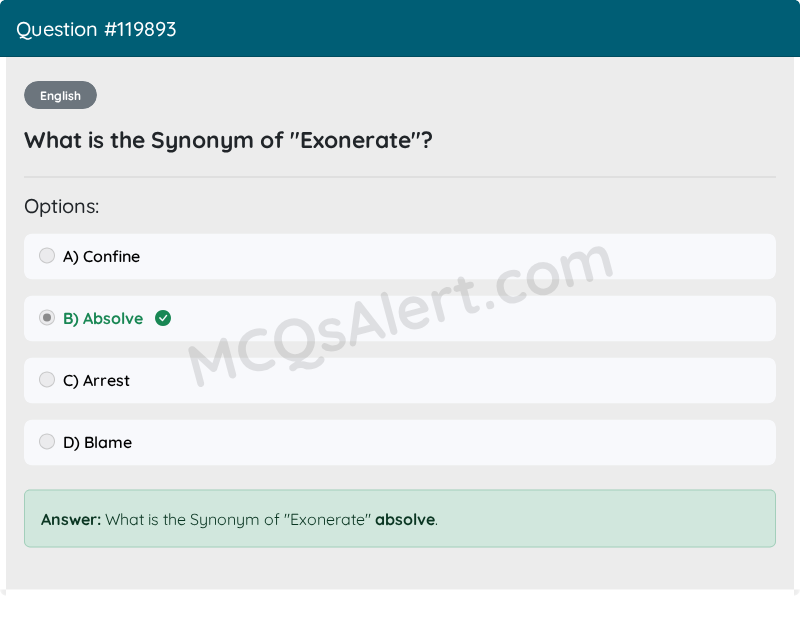 Question Screenshot