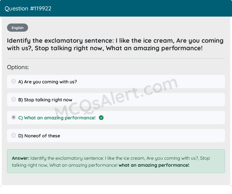Question Screenshot