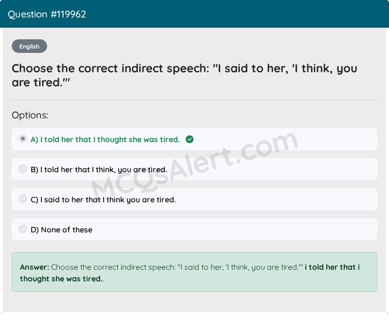 Question Screenshot