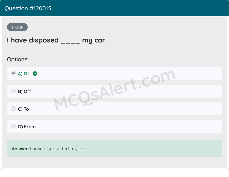 Question Screenshot