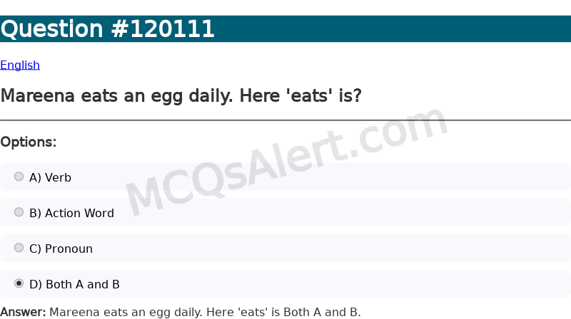 Question Screenshot