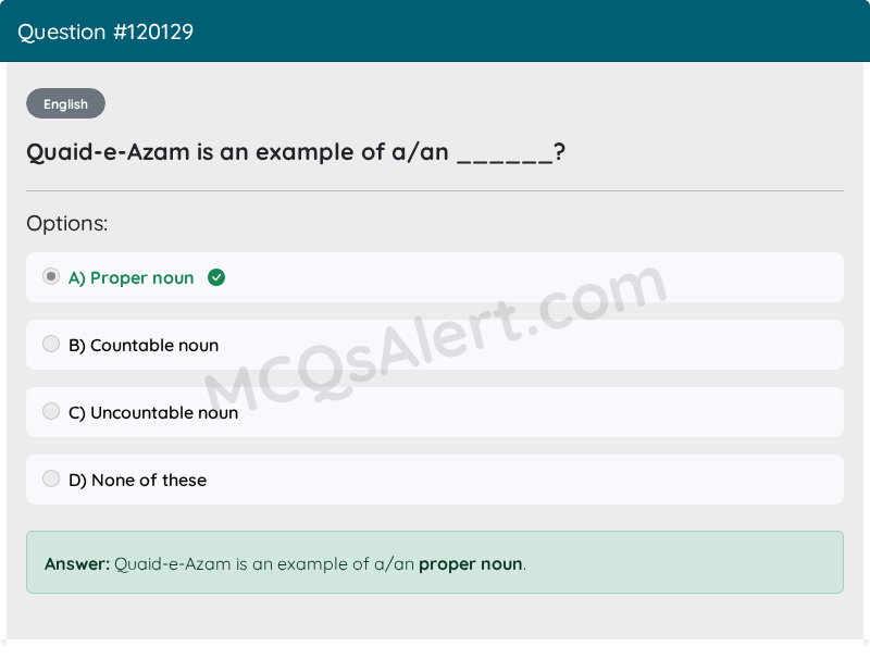 Question Screenshot