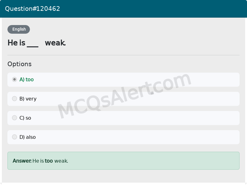 Question Screenshot