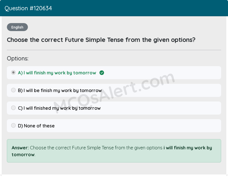 Question Screenshot