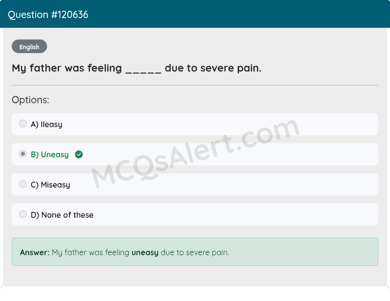 Question Screenshot