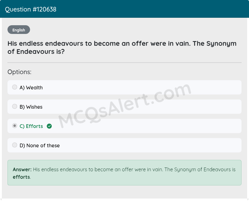 Question Screenshot