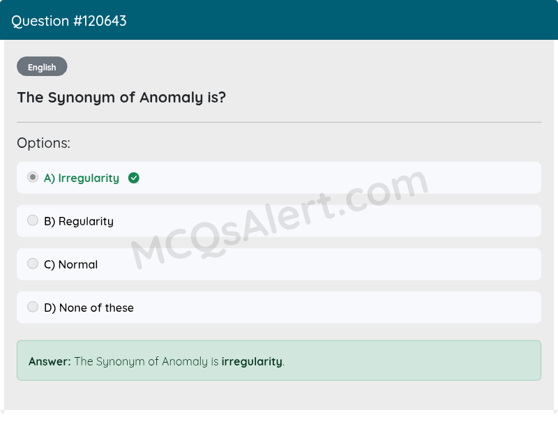 Question Screenshot