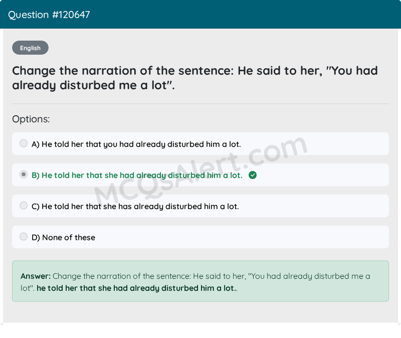Question Screenshot