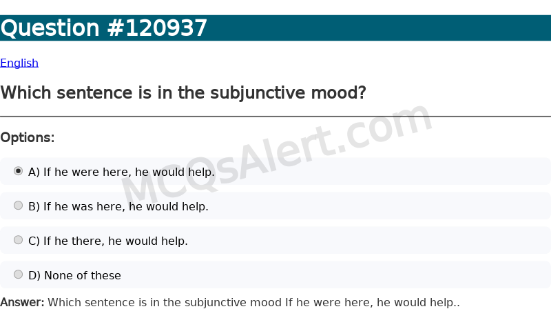 Question Screenshot