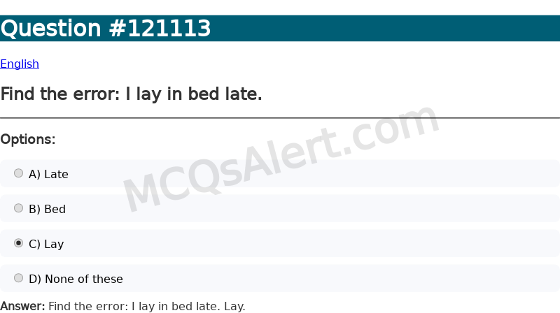 Question Screenshot