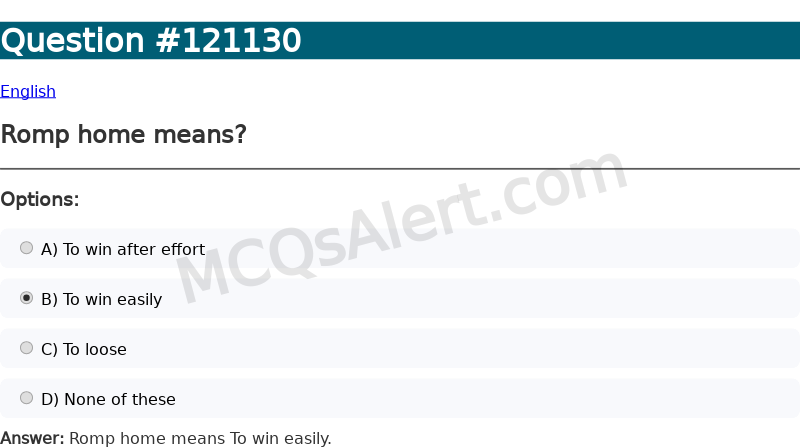 Question Screenshot