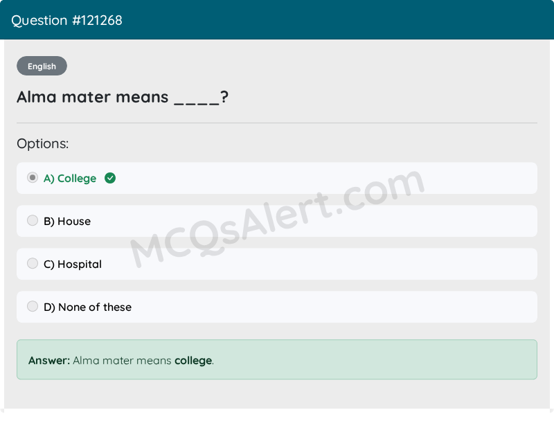 Question Screenshot