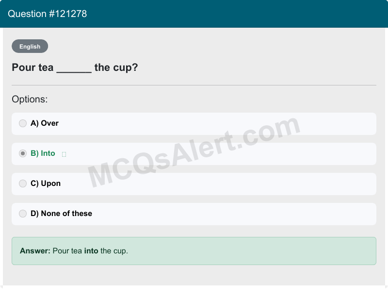 Question Screenshot