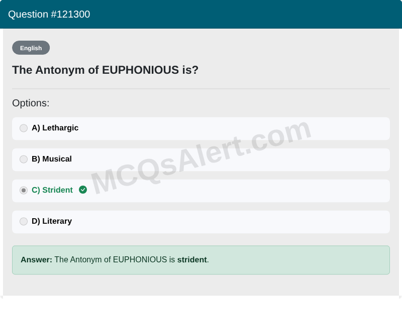 Question Screenshot
