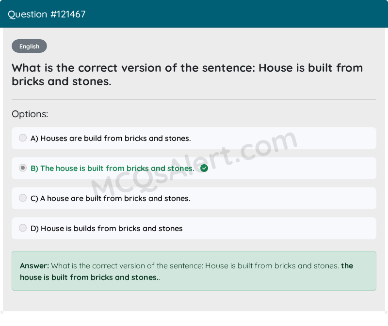 Question Screenshot