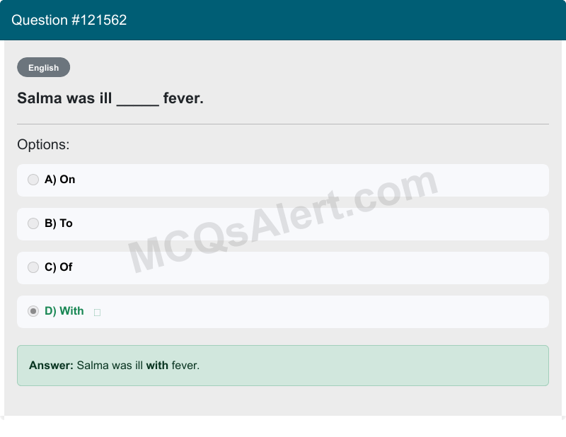 Question Screenshot