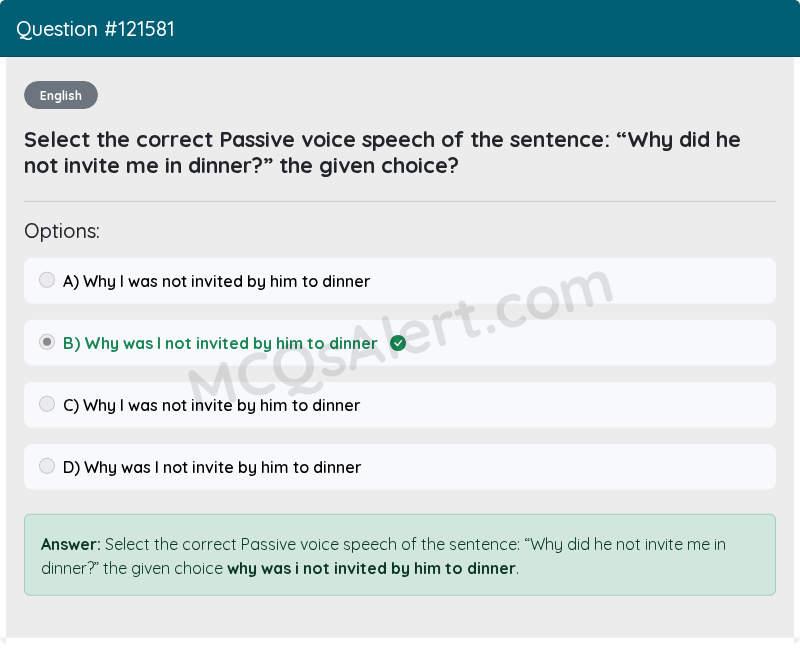 Question Screenshot
