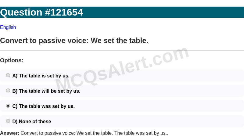 Question Screenshot