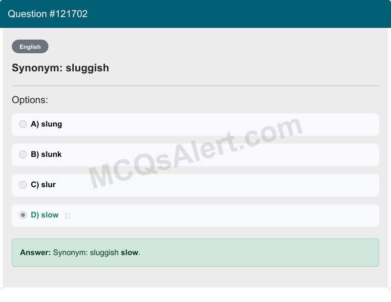 Question Screenshot