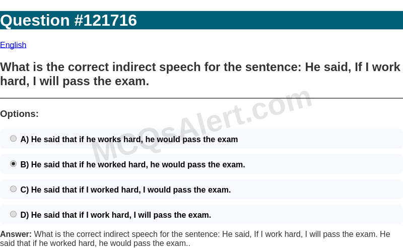 Question Screenshot