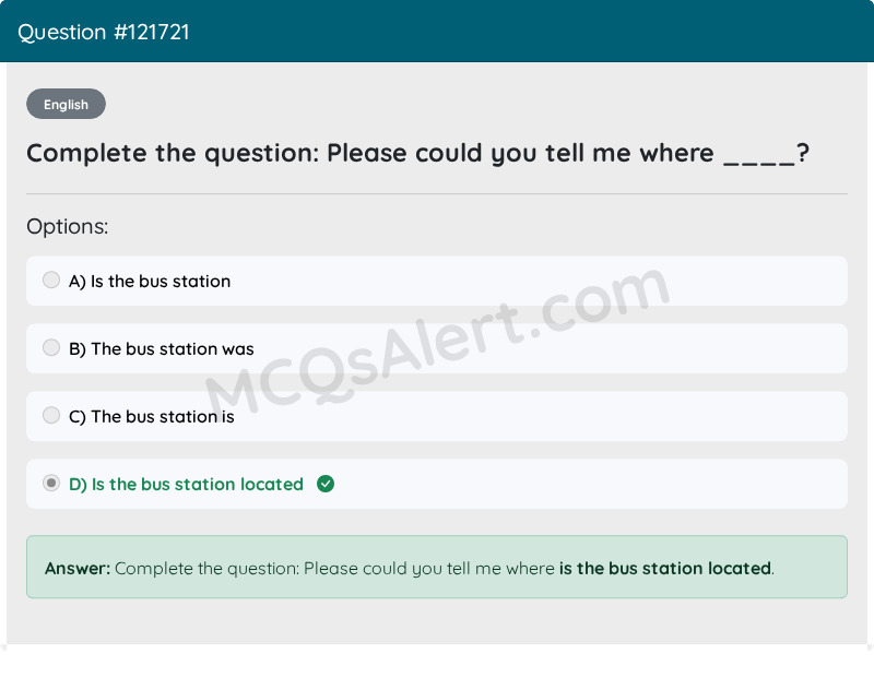 Question Screenshot