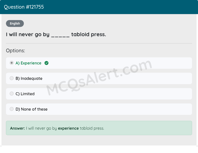 Question Screenshot