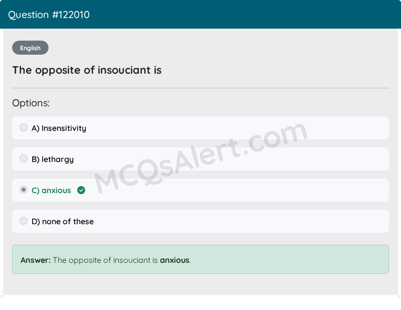 Question Screenshot