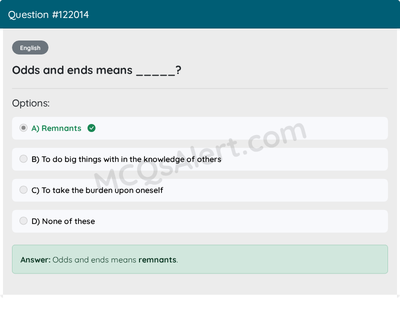 Question Screenshot