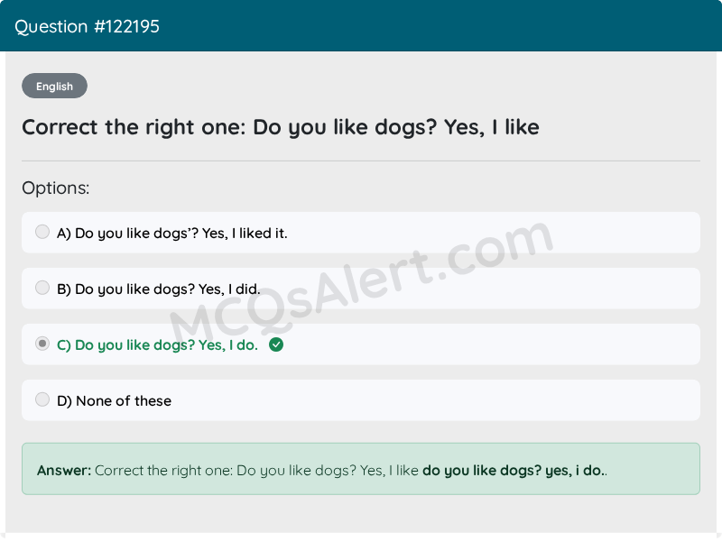 Question Screenshot