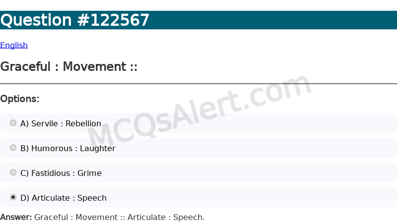 Question Screenshot