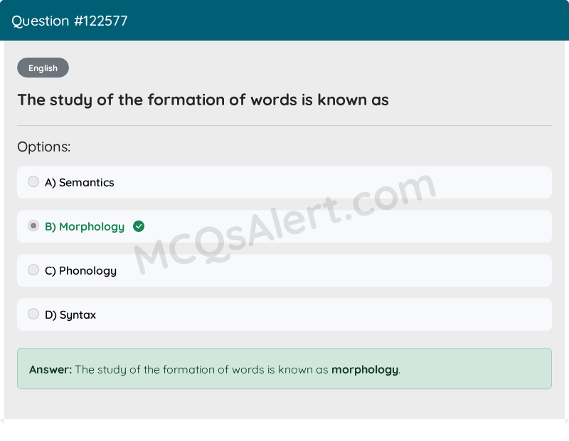 Question Screenshot