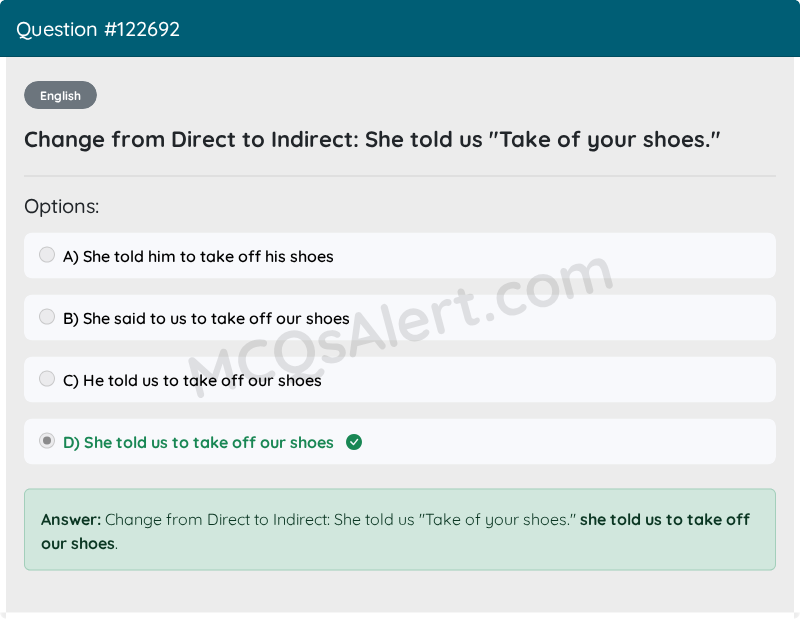 Question Screenshot