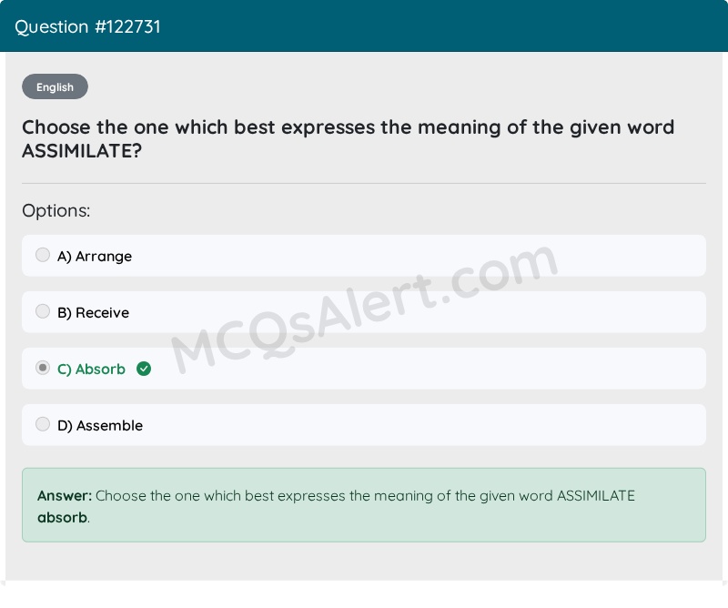 Question Screenshot
