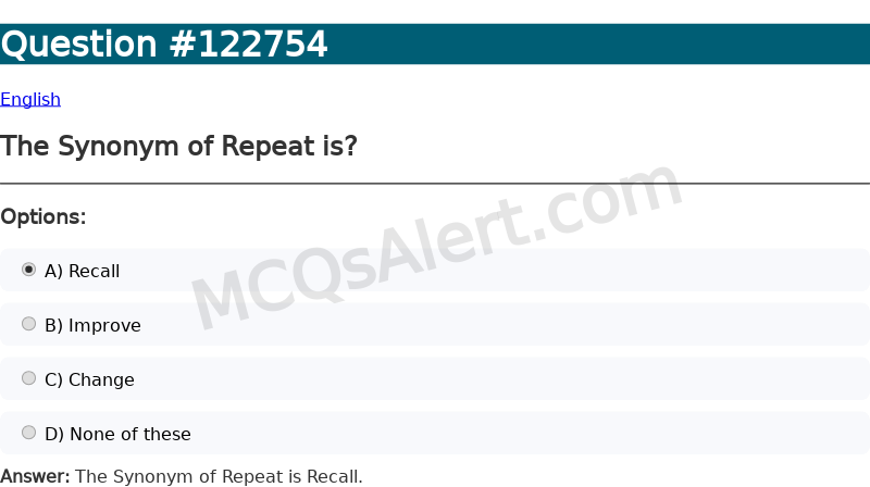 Question Screenshot