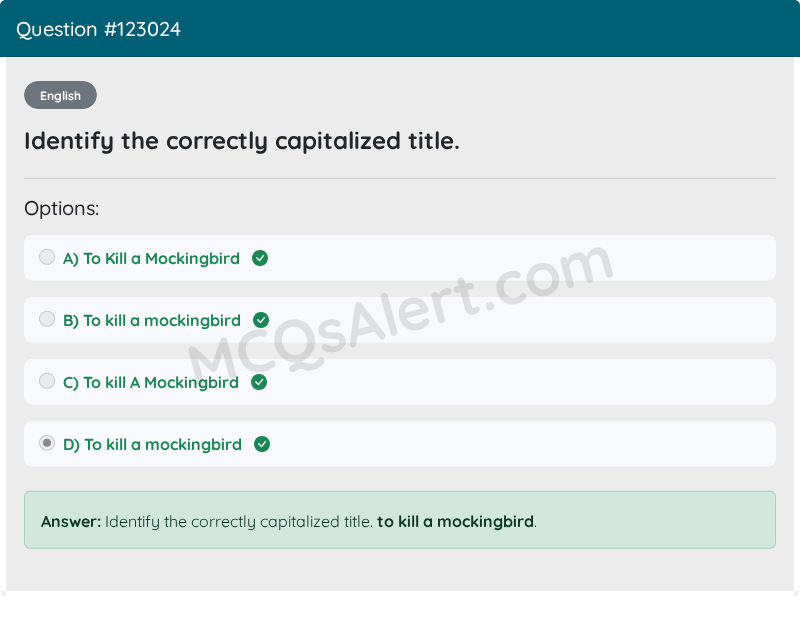 Question Screenshot