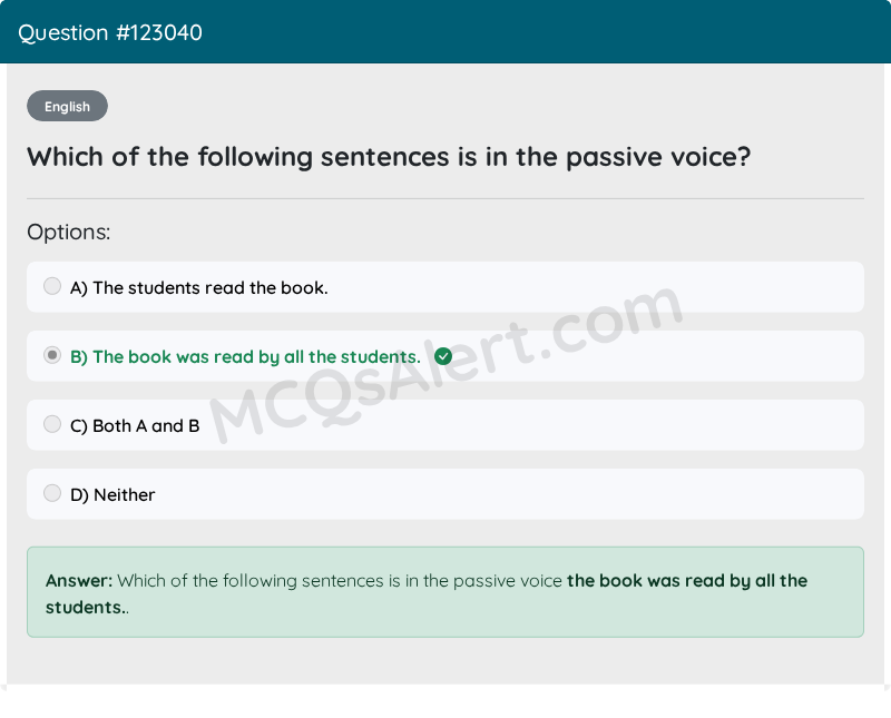 Question Screenshot