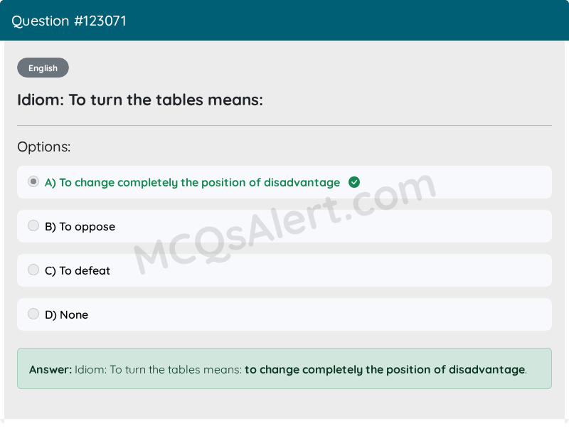 Question Screenshot