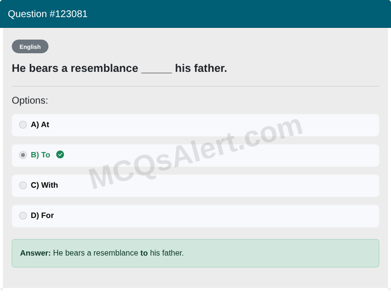 Question Screenshot