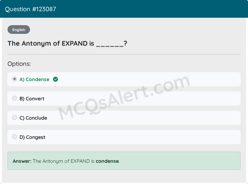 Question Screenshot
