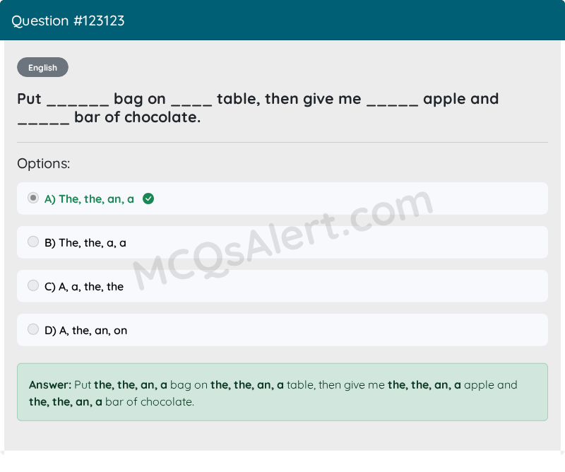 Question Screenshot