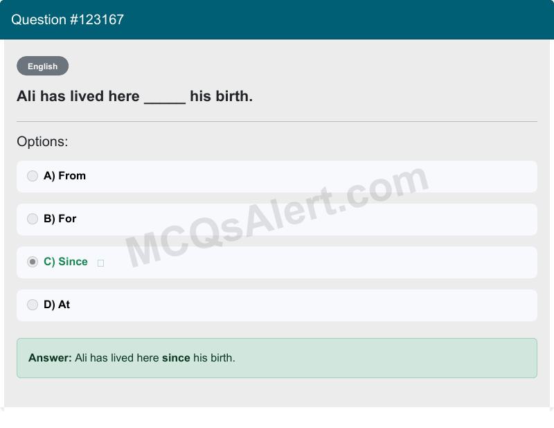 Question Screenshot